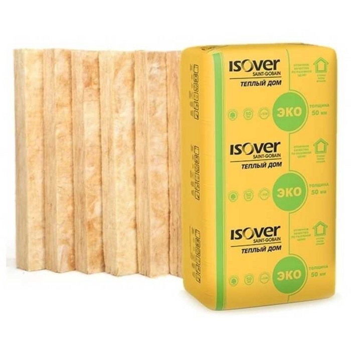 Утеплитель Isover Изовер Тёплый Дом Плита 50х610х1170 в Кингисеппе